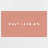 Eenvoudige Boho Rainbow Waterbestendige Naam Labels (Design 2)