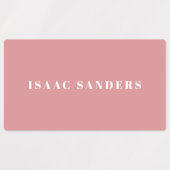 Eenvoudige Boho Rainbow Waterbestendige Naam Labels (Design 1)