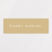 Eenvoudige Boho Rainbow Waterbestendige Naam Labels (Design 1)