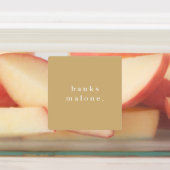 Eenvoudige Boho Rainbow Waterbestendige Naam Labels (Aangebracht)