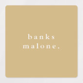 Eenvoudige Boho Rainbow Waterbestendige Naam Labels (Design 1)