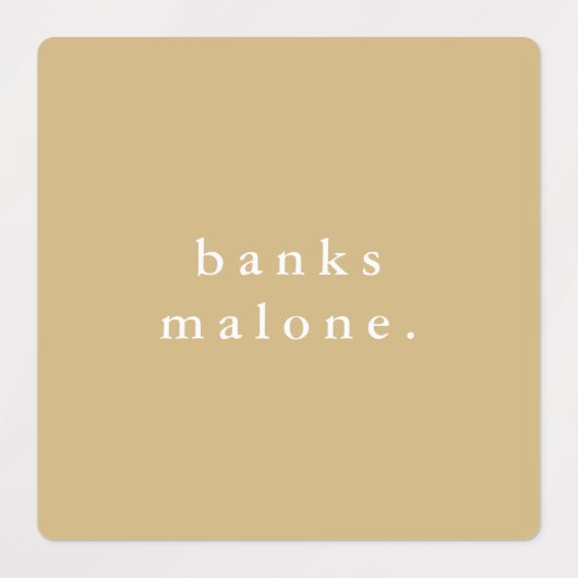 Eenvoudige Boho Rainbow Waterbestendige Naam Labels (Design 1)