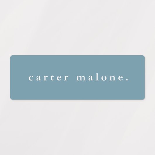 Eenvoudige Boho Rainbow Waterproof Name Labels (Design 2)