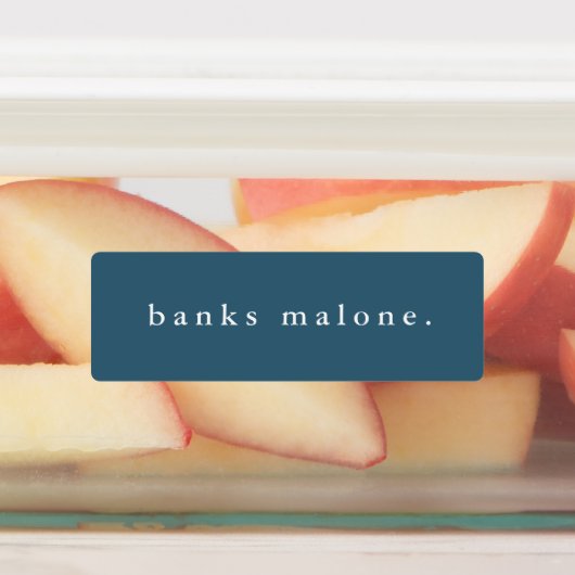 Eenvoudige Boho Rainbow Waterproof Name Labels (Aangebracht)