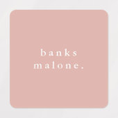 Eenvoudige Boho Rainbow Waterproof Name Labels (Design 1)