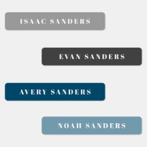 Eenvoudige Boho Regenboog Waterdichte Naam