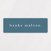 Eenvoudige Boho Regenboog Waterdichte Naamlabels Labels (Design 1)