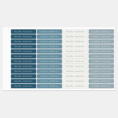 Eenvoudige Boho Regenboog Waterdichte Naamlabels Labels (Vel)