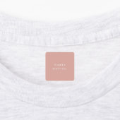 Eenvoudige Boho Regenboog Waterdichte Naamlabels Labels (Aangebracht)
