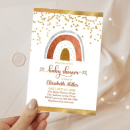 Eenvoudige Boho-regenbooggender Neutral Baby Boy S