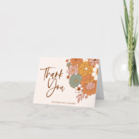 Eenvoudige Boho Retro Bloemen Baby shower Aangepas