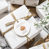 Eenvoudige Boho Retro Bloemen Vrijgezellenfeest Aa Bedankjes Labels