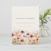 Eenvoudige Boho Wilde Bloem Meisjesweekendkaart Kaart (Staand voorkant)