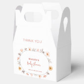 Eenvoudige Boho Wildflower Lijst Baby shower Bedankdoosjes (Geopend)