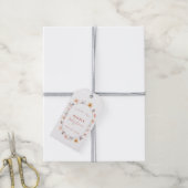 Eenvoudige Boho Wildflower Lijst Baby shower Cadeaulabel (Met Touw)
