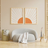 Eenvoudige Boho Zonneschijn  Poster