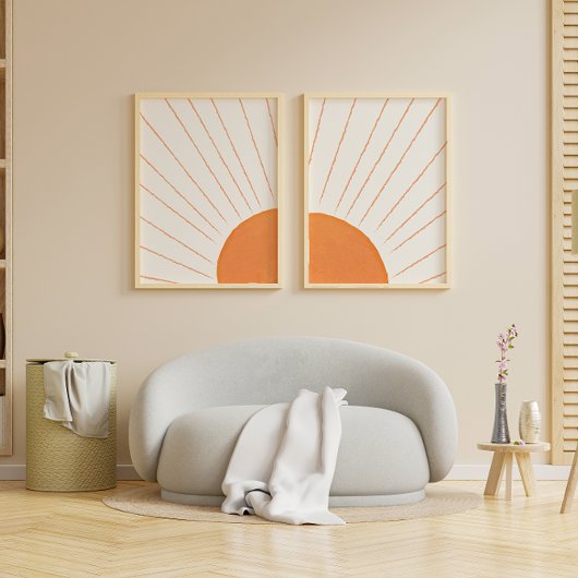 Eenvoudige Boho Zonneschijn  Poster