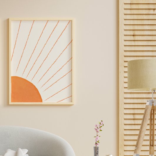 Eenvoudige Boho Zonneschijn  Poster