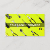 Eenvoudige Bold Handyman Style Visitekaartjes (Voorkant)
