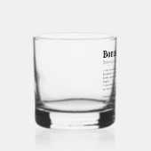 Eenvoudige Bonus Dad Definitie Whisky Glas (Rechts)