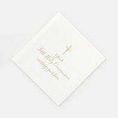 Eenvoudige boodschap van Gold Cross First Heilige  Servet (Hoek)