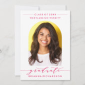 EENVOUDIGE BOOGSCRIPT AFSTUDEREN UITNODIGING (Voorkant)