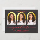 EENVOUDIGE BOOGSCRIPT AFSTUDEREN UITNODIGING (Voorkant)