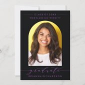 EENVOUDIGE BOOGSCRIPT AFSTUDEREN UITNODIGING (Voorkant)