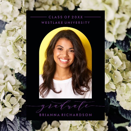 EENVOUDIGE BOOGSCRIPT AFSTUDEREN UITNODIGING