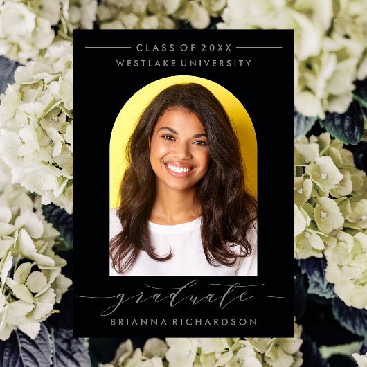 EENVOUDIGE BOOGSCRIPT AFSTUDEREN UITNODIGING