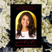 EENVOUDIGE BOOGSCRIPT AFSTUDEREN UITNODIGING