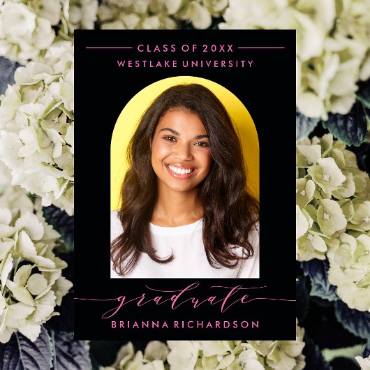 EENVOUDIGE BOOGSCRIPT AFSTUDEREN UITNODIGING