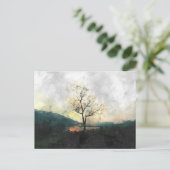 Eenvoudige boom briefkaart (Staand voorkant)