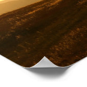 Eenvoudige boom in een veld poster (Hoek)