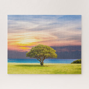 Eenvoudige boom legpuzzel
