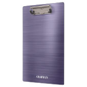 Eenvoudige borstel metaal middernacht klembord (Links)