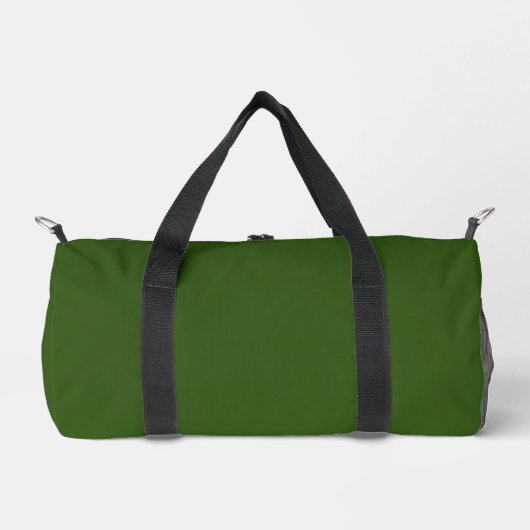 Eenvoudige bos groen kleine duffel tas - duffel ta (Voorkant)