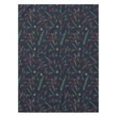 Eenvoudige Botanische Bessen Kerstpatroon Tafelkleed (Voorkant)