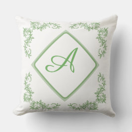 Eenvoudige botanische motief accent kussen
