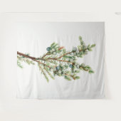 Eenvoudige Botanische Mountain Juniper Wandkleed (Voorkant (horizontaal))