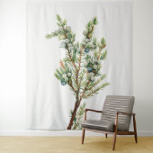 Eenvoudige Botanische Mountain Juniper Wandkleed (In situ)