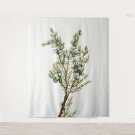 Eenvoudige  Botanische Mountain Juniper Wandkleed