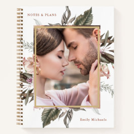 Eenvoudige Botanische Notities en Plannen Foto Not Notitieboek