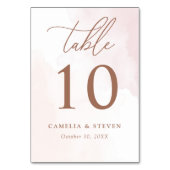 Eenvoudige botanische rustieke bruiloft kaart (Voorkant)