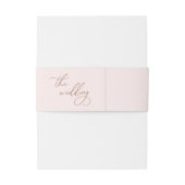 Eenvoudige botanische rustieke bruiloft uitnodigingen wikkel (Achterkant Voorbeeld)