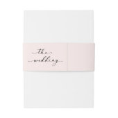 Eenvoudige botanische rustieke bruiloft uitnodigingen wikkel (Achterkant Voorbeeld)