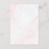 Eenvoudige Botanische Rustieke Trouwdetails Informatiekaartje (Achterkant)