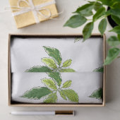 Eenvoudige botanische tissuepapier (Geschenk)