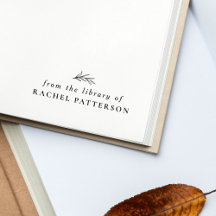 Eenvoudige Botanische 'Uit De Bibliotheek Van' Aan