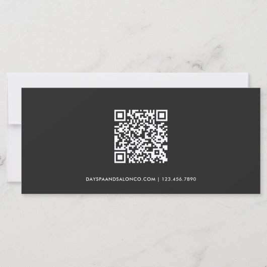 Eenvoudige botanische Waterverf laat zwart over (Achterkant)